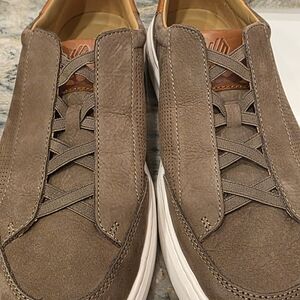 Johnston & Murphy Tan Leather Slip-On Loafers